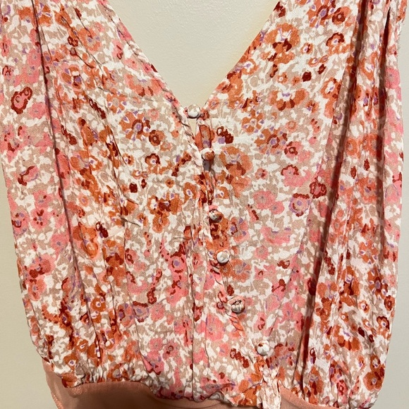 NWT Free People Siren Song Floral Bodysuit Size Small - Picture 5 of 13